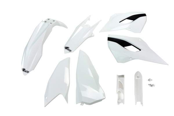 Full Plastic Kit white for Husqvarna TE 250 - TE 125 - FE 250 - TE 300 - FE 350 - FE 450 - FE 501 - TX 125 - TX 250 - TX 300